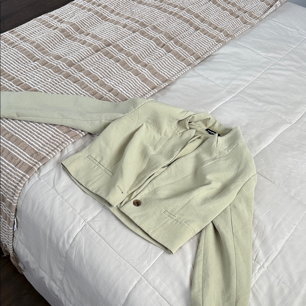 Express Sage Green Blazer
